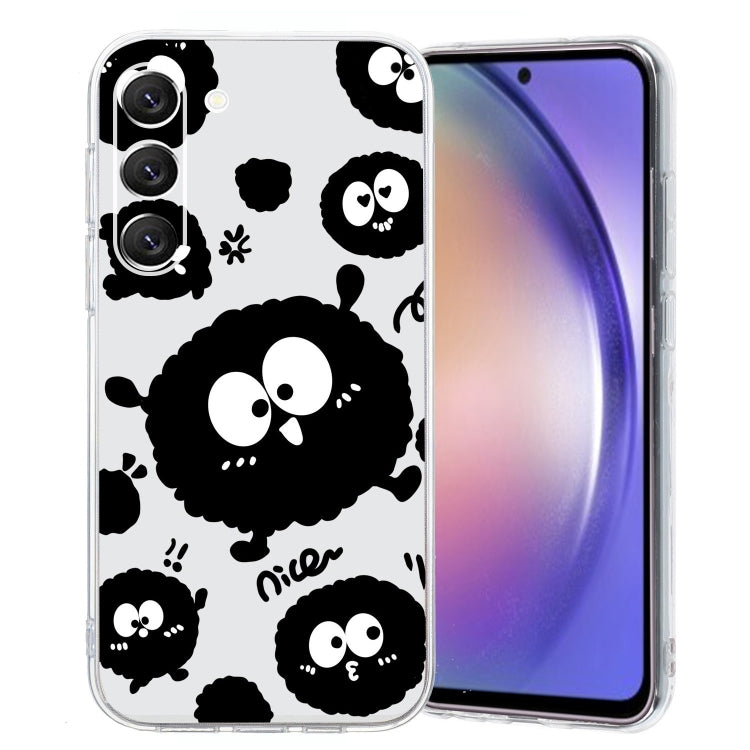 For Samsung Galaxy S23+ 5G Colored Drawing Pattern Transparent TPU Phone Case(Black Eye) - HoMEdemic™ 