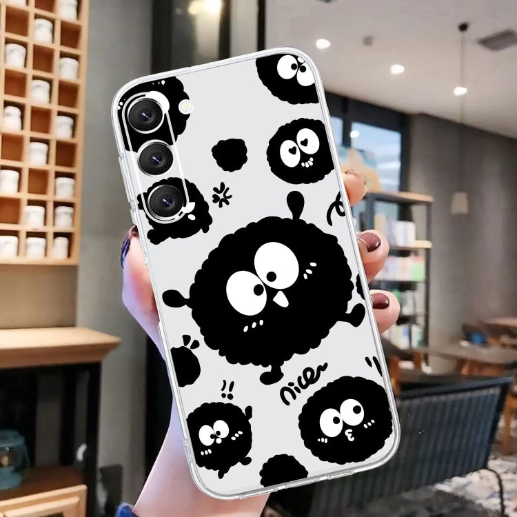For Samsung Galaxy S23+ 5G Colored Drawing Pattern Transparent TPU Phone Case(Black Eye) - HoMEdemic™ 