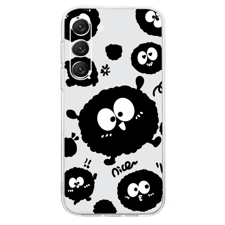 For Samsung Galaxy S23+ 5G Colored Drawing Pattern Transparent TPU Phone Case(Black Eye) - HoMEdemic™ 