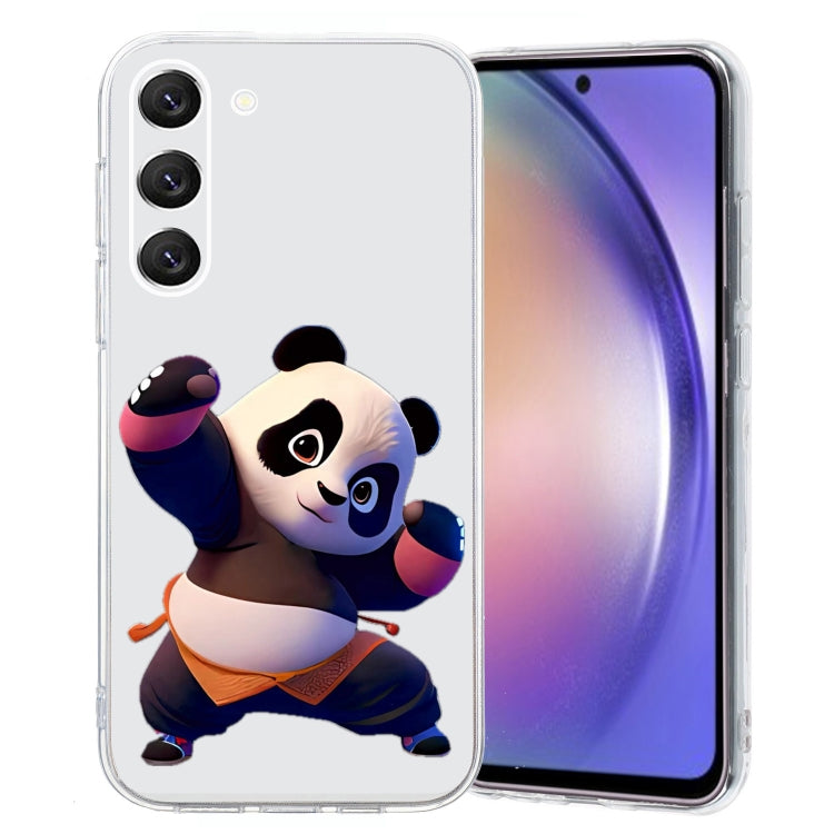 For Samsung Galaxy S23+ 5G Colored Drawing Pattern Transparent TPU Phone Case(Panda) - HoMEdemic™ 