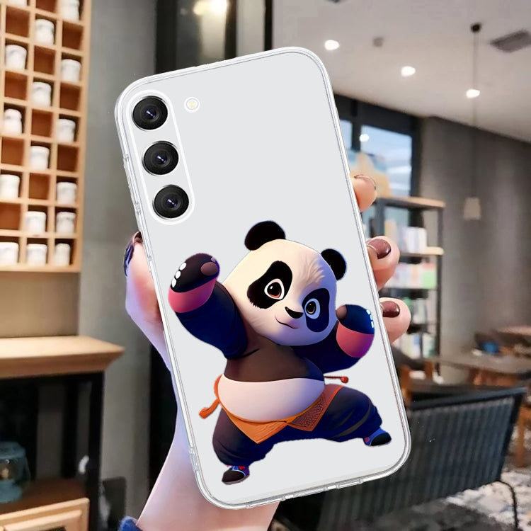 For Samsung Galaxy S23+ 5G Colored Drawing Pattern Transparent TPU Phone Case(Panda) - HoMEdemic™ 