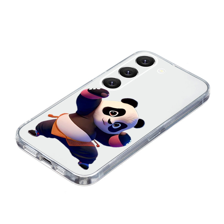 For Samsung Galaxy S23+ 5G Colored Drawing Pattern Transparent TPU Phone Case(Panda) - HoMEdemic™ 