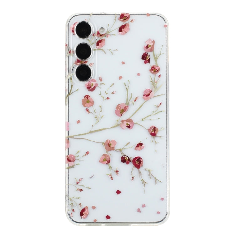 For Samsung Galaxy S23+ 5G Colorful Painting Pattern TPU Phone Case(Red Flowers) - HoMEdemic™ 