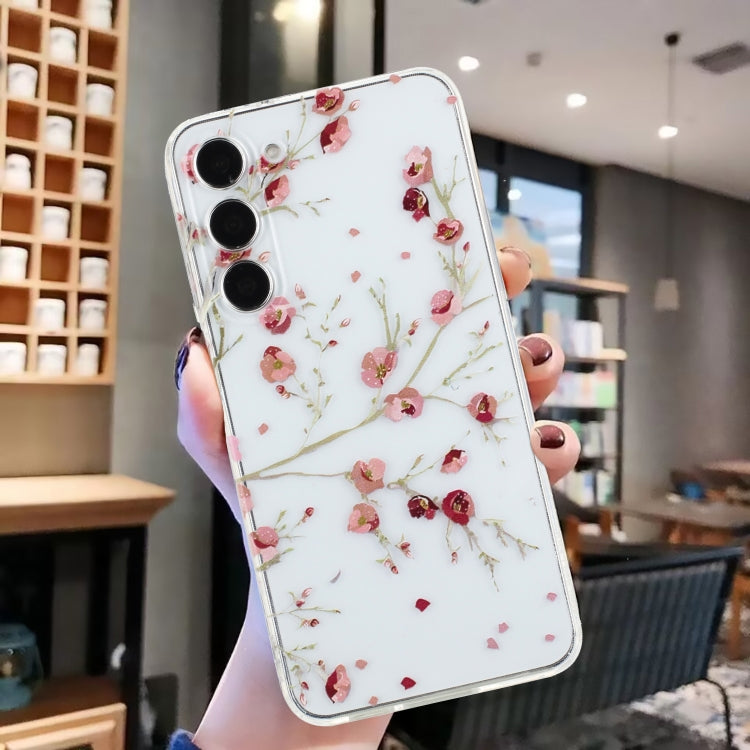For Samsung Galaxy S23+ 5G Colorful Painting Pattern TPU Phone Case(Red Flowers) - HoMEdemic™ 