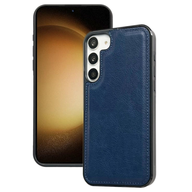 For Samsung Galaxy S23+ 5G Cowhide Texture Back Cover Phone Case(Royal Blue) - HoMEdemic™ 