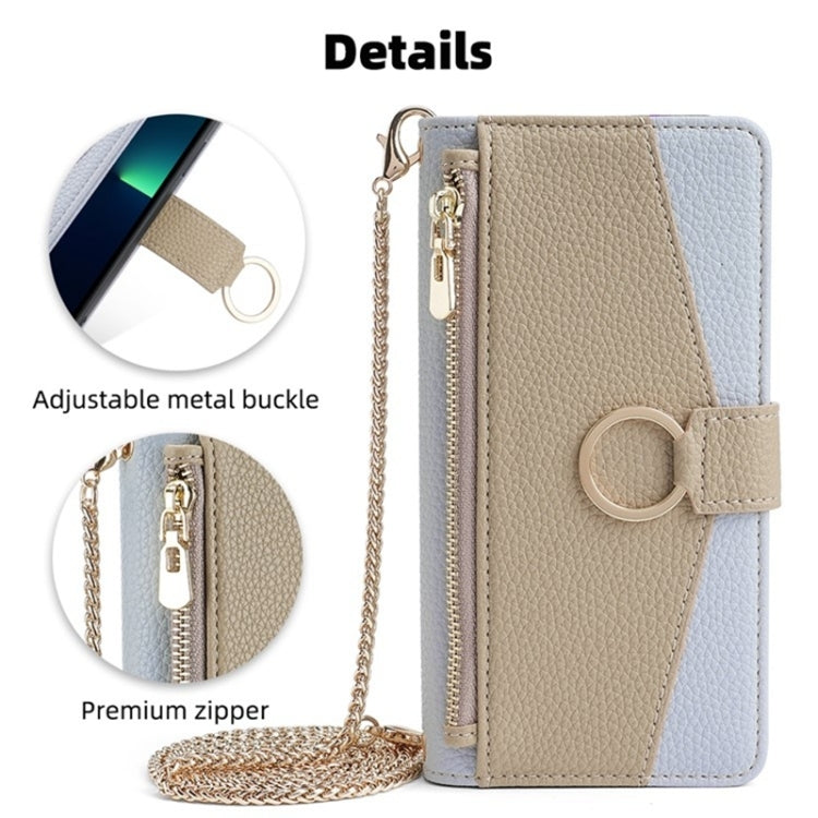 For Samsung Galaxy S23+ 5G Crossbody Litchi Texture Leather Phone Case(Blue) - HoMEdemic™ 