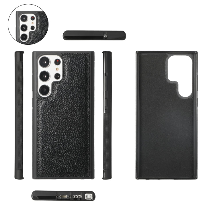 For Samsung Galaxy S23+ 5G Crossbody Multi-functional Zipper Wallet Litchi Leather Phone Case(Black) - HoMEdemic™ 