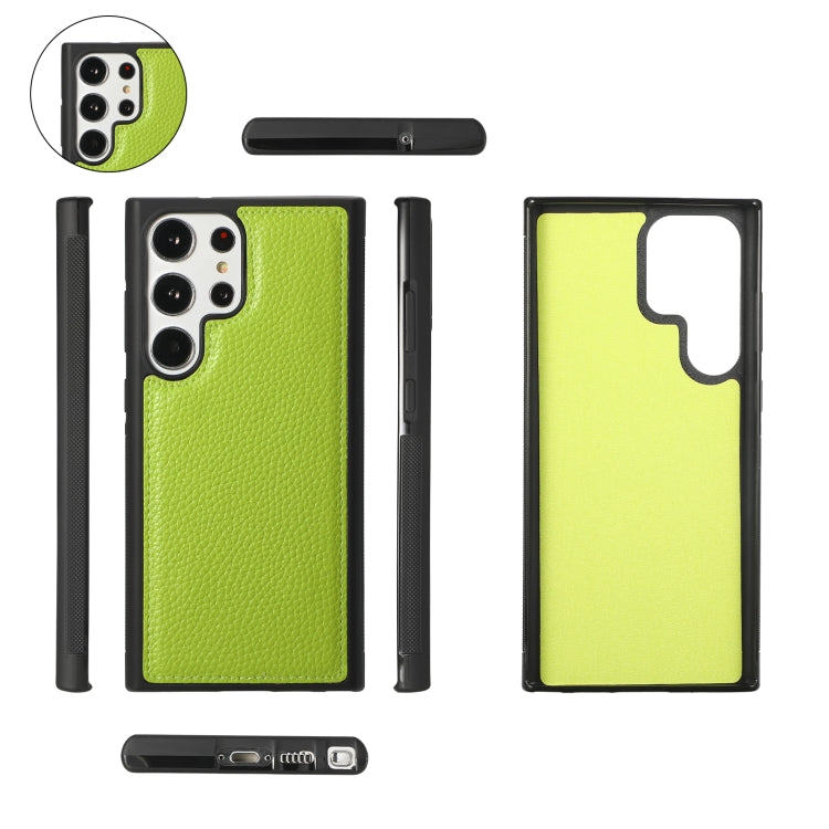 For Samsung Galaxy S23+ 5G Crossbody Multi-functional Zipper Wallet Litchi Leather Phone Case(Green) - HoMEdemic™ 