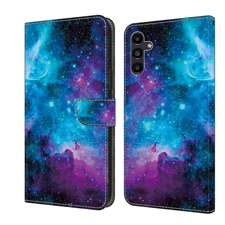 For Samsung Galaxy S23+ 5G Crystal Painted Leather Phone case(Starry Sky) - HoMEdemic™ 