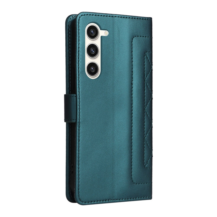 For Samsung Galaxy S23+ 5G Diamond Lattice Leather Flip Phone Case(Green) - HoMEdemic™ 