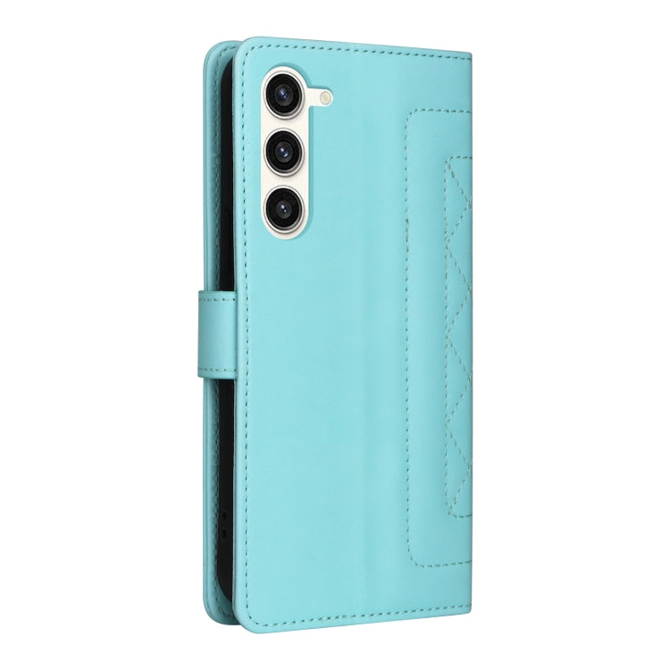 For Samsung Galaxy S23+ 5G Diamond Lattice Leather Flip Phone Case(Mint Green) - HoMEdemic™ 
