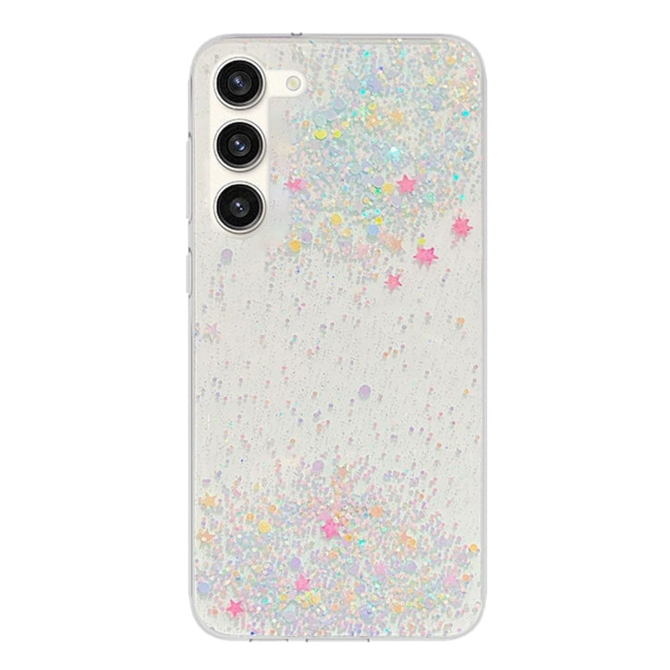 For Samsung Galaxy S23+ 5G Dreamy Star Glitter Epoxy TPU Phone Case(Transparent) - HoMEdemic™ 
