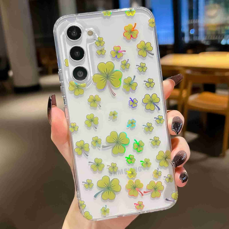 For Samsung Galaxy S23+ 5G Electroplated Symphony Phone Case(Four-leaf-clover) - HoMEdemic™ 