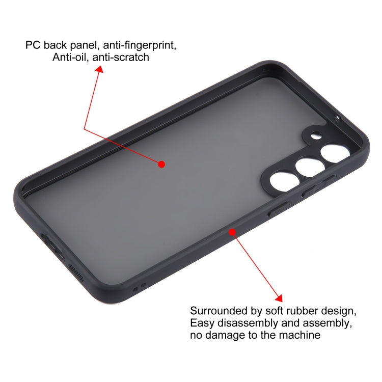 For Samsung Galaxy S23+ 5G Fine Pore Matte Black TPU + PC Phone Case - HoMEdemic™ 