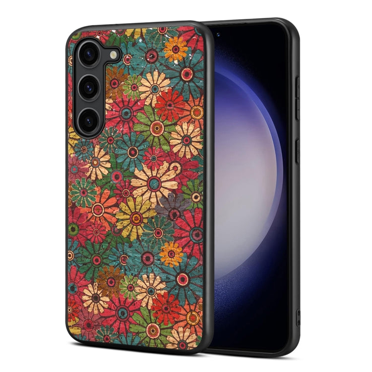 For Samsung Galaxy S23+ 5G Four Seasons Flower Language Series TPU Phone Case(Spring Green) - HoMEdemic™ 
