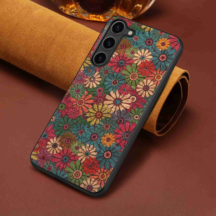 For Samsung Galaxy S23+ 5G Four Seasons Flower Language Series TPU Phone Case(Spring Green) - HoMEdemic™ 
