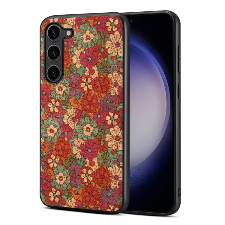 For Samsung Galaxy S23+ 5G Four Seasons Flower Language Series TPU Phone Case(Summer Red) - HoMEdemic™ 