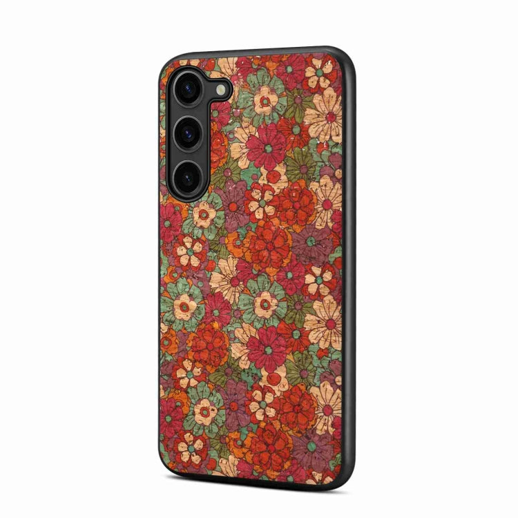 For Samsung Galaxy S23+ 5G Four Seasons Flower Language Series TPU Phone Case(Summer Red) - HoMEdemic™ 