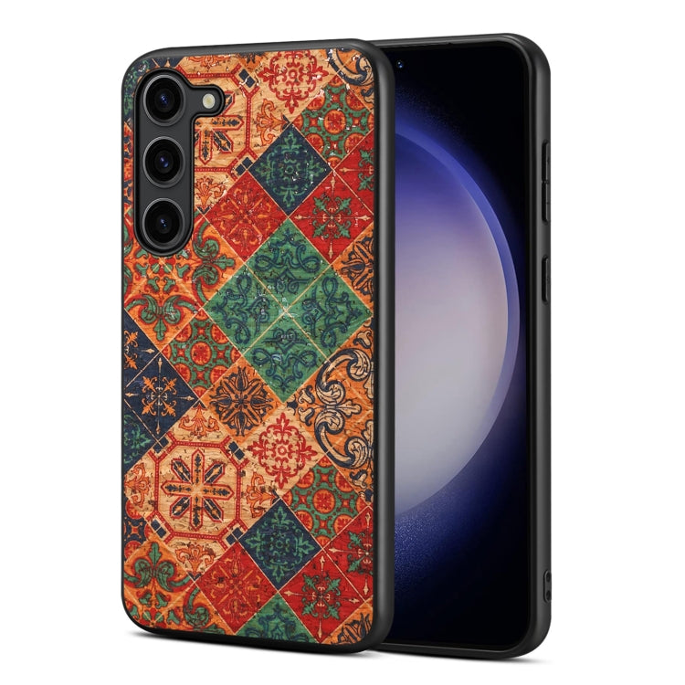 For Samsung Galaxy S23+ 5G Four Seasons Flower Language Series TPU Phone Case(Winter Blue) - HoMEdemic™ 