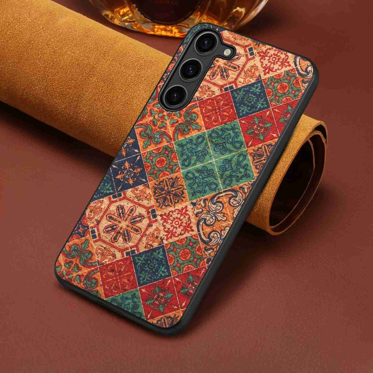 For Samsung Galaxy S23+ 5G Four Seasons Flower Language Series TPU Phone Case(Winter Blue) - HoMEdemic™ 