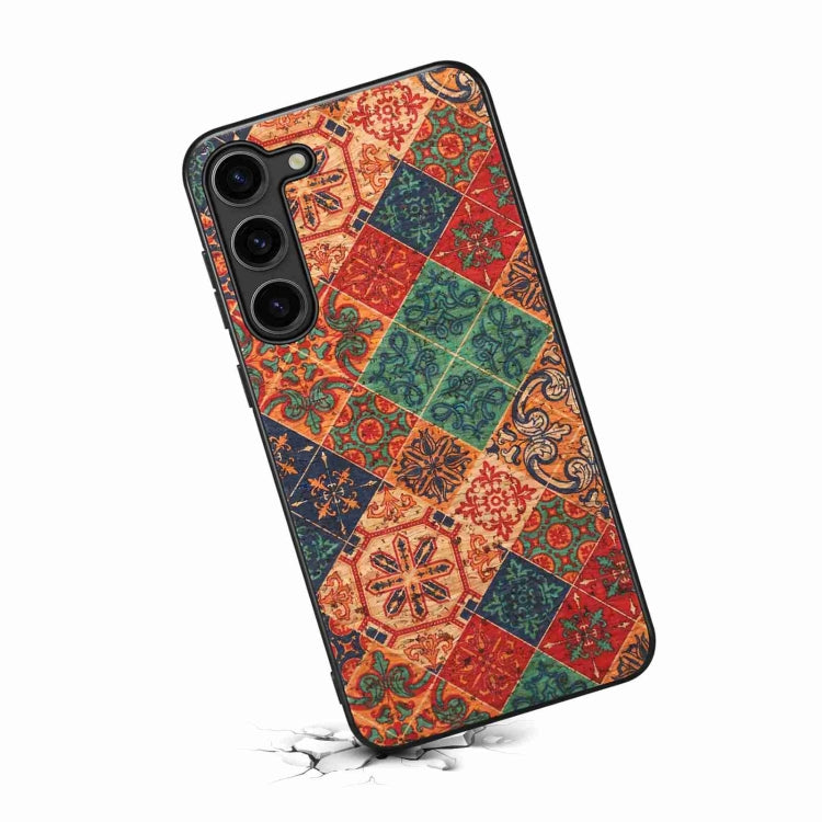 For Samsung Galaxy S23+ 5G Four Seasons Flower Language Series TPU Phone Case(Winter Blue) - HoMEdemic™ 