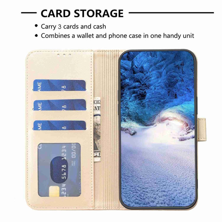 For Samsung Galaxy S23+ 5G Four-leaf Embossed Leather Phone Case(Gold) - HoMEdemic™ 