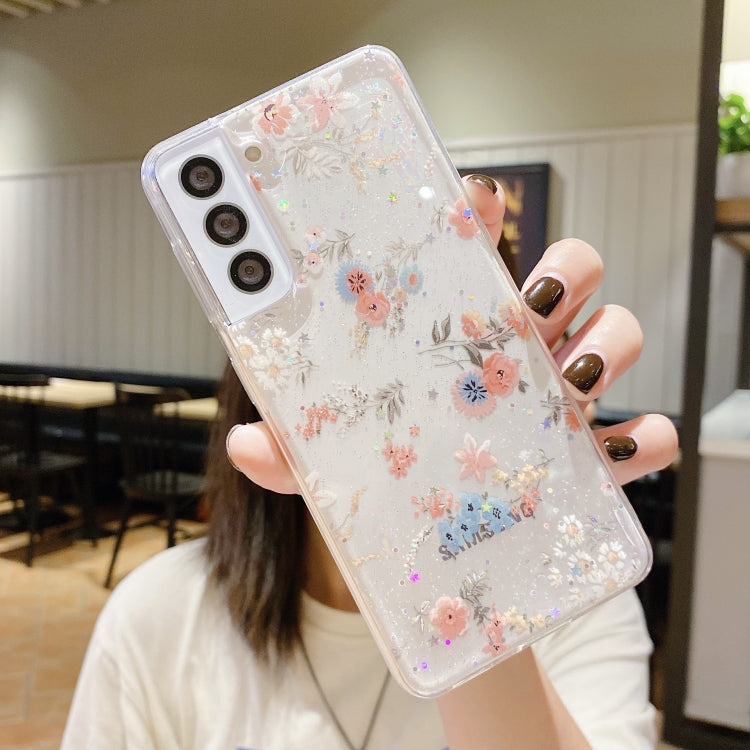 For Samsung Galaxy S23+ 5G Fresh Small Floral Epoxy TPU Phone Case(D01 Beautiful Bouquet) - HoMEdemic™ 