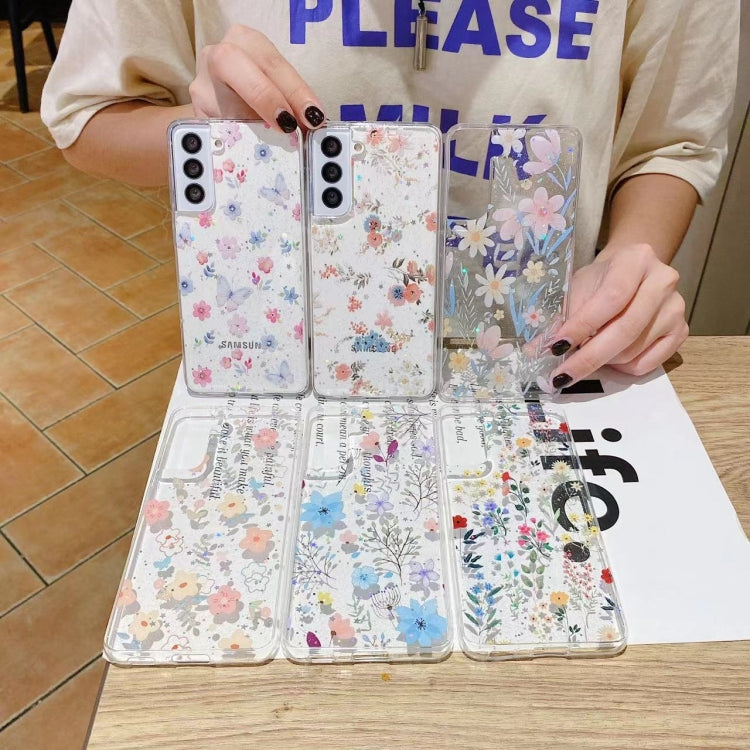 For Samsung Galaxy S23+ 5G Fresh Small Floral Epoxy TPU Phone Case(D02 Hand-painted Flower) - HoMEdemic™ 
