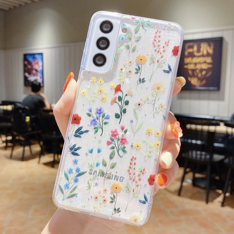 For Samsung Galaxy S23+ 5G Fresh Small Floral Epoxy TPU Phone Case(D04 Colorful Floral) - HoMEdemic™ 
