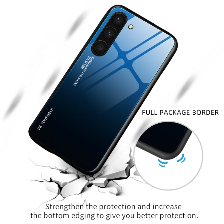 For Samsung Galaxy S23+ 5G Gradient Color Glass Phone Case, For Samsung Galaxy S23+ 5G - HoMEdemic™ 