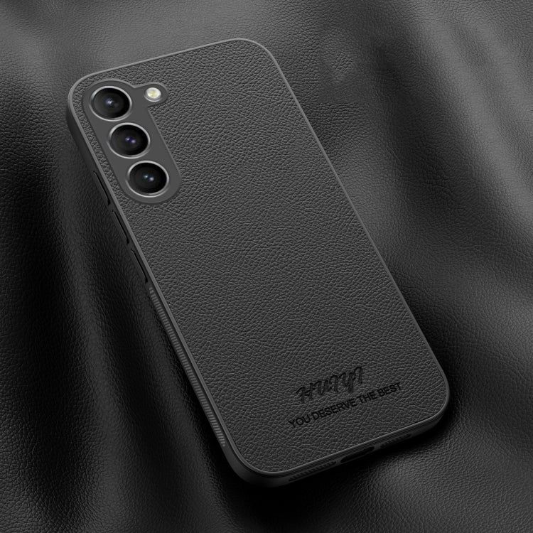 For Samsung Galaxy S23+ 5G HUIYI Leather Magnetic Phone Case(Black) - HoMEdemic™ 