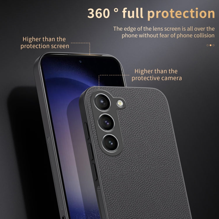For Samsung Galaxy S23+ 5G HUIYI Leather Magnetic Phone Case(Brown) - HoMEdemic™ 