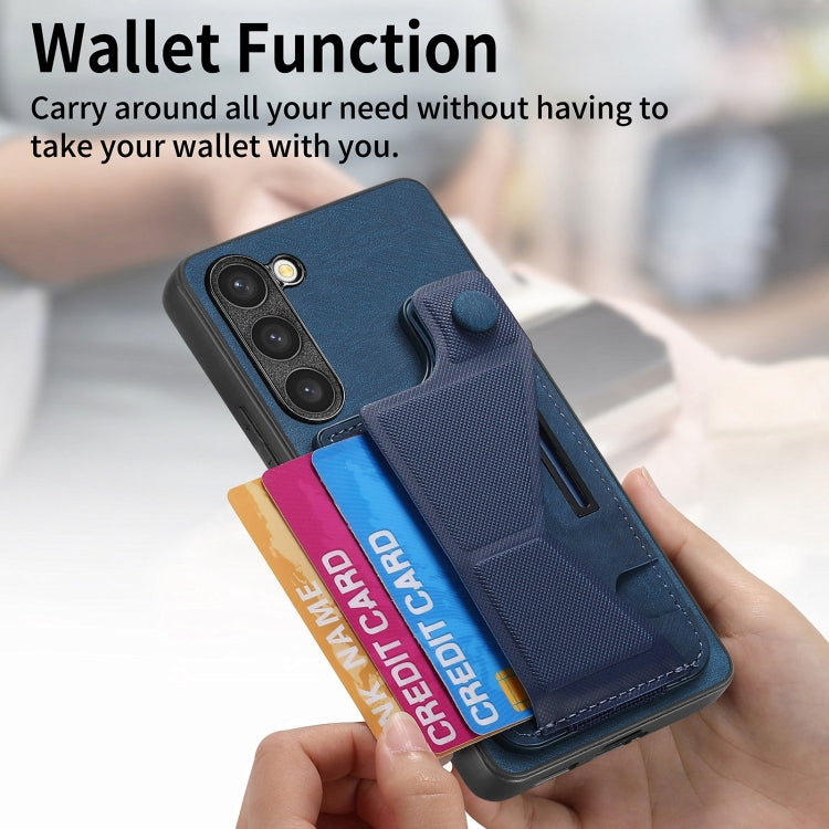 For Samsung Galaxy S23+ 5G II K-shaped Slide Holder Card Slot Phone Case(Pink) - HoMEdemic™ 