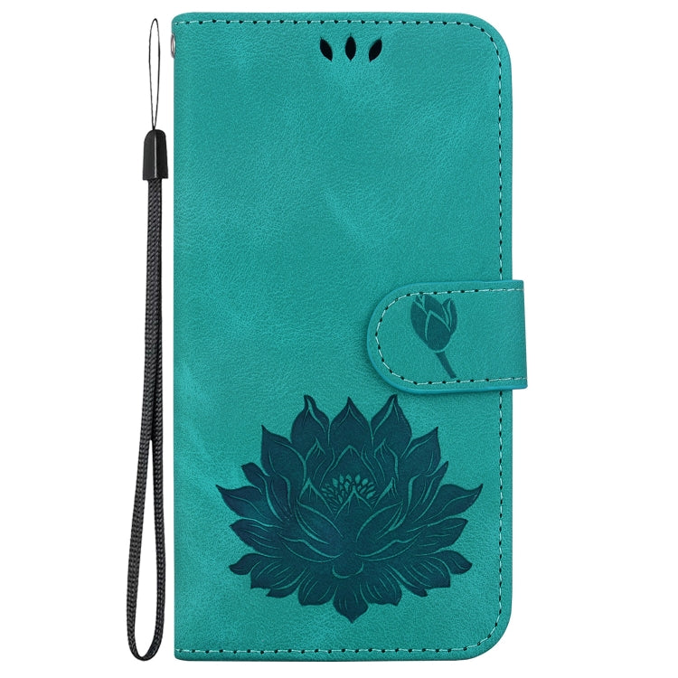 For Samsung Galaxy S23+ 5G Lotus Embossed Leather Phone Case(Green) - HoMEdemic™ 