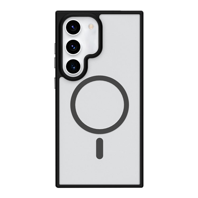 For Samsung Galaxy S23+ 5G Metal Button Skin Feel Matte MagSafe Shockproof Phone Case(Black) - HoMEdemic™ 