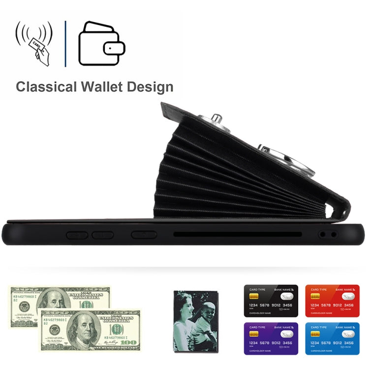 For Samsung Galaxy S23+ 5G Organ Card Bag Ring Holder Phone Case with Long Lanyard(Black) - HoMEdemic™ 