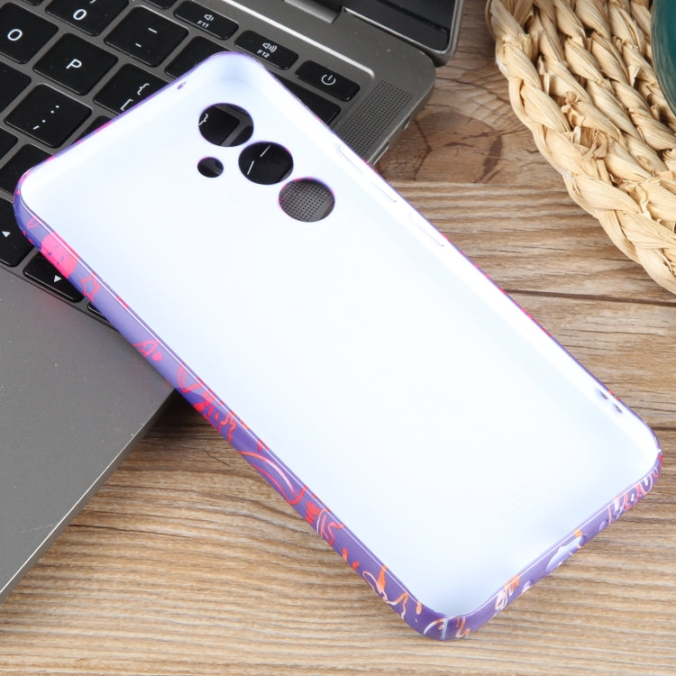 For Samsung Galaxy S23+ 5G Painted Pattern Precise Hole PC Phone Case(Black Red Graffiti) - HoMEdemic™ 
