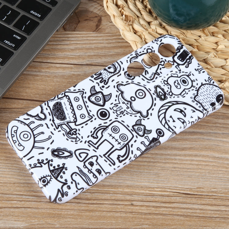 For Samsung Galaxy S23+ 5G Painted Pattern Precise Hole PC Phone Case(Block Monster) - HoMEdemic™ 