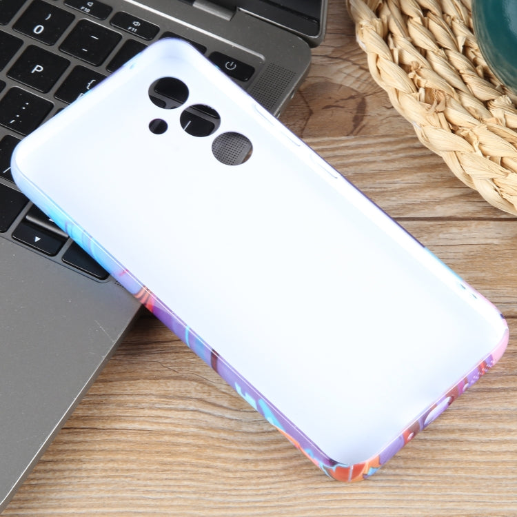For Samsung Galaxy S23+ 5G Painted Pattern Precise Hole PC Phone Case(Blue Paint Astronaut) - HoMEdemic™ 