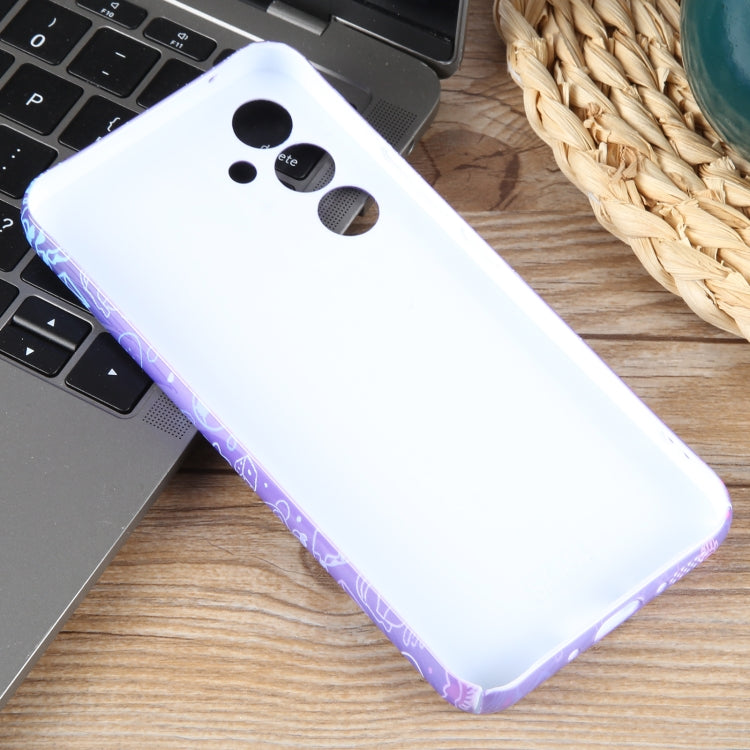 For Samsung Galaxy S23+ 5G Painted Pattern Precise Hole PC Phone Case(Blue Purple Graffiti) - HoMEdemic™ 
