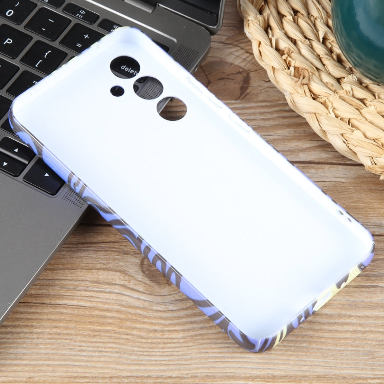 For Samsung Galaxy S23+ 5G Painted Pattern Precise Hole PC Phone Case(Blue SCR) - HoMEdemic™ 