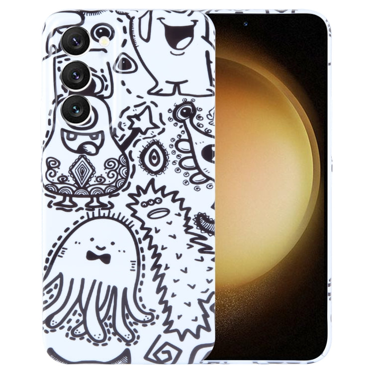 For Samsung Galaxy S23+ 5G Painted Pattern Precise Hole PC Phone Case(Bottle Monster) - HoMEdemic™ 