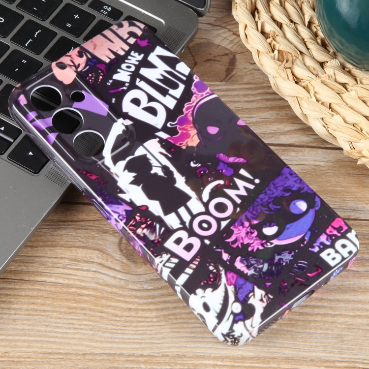 For Samsung Galaxy S23+ 5G Painted Pattern Precise Hole PC Phone Case(Comics Umbrella Boy) - HoMEdemic™ 