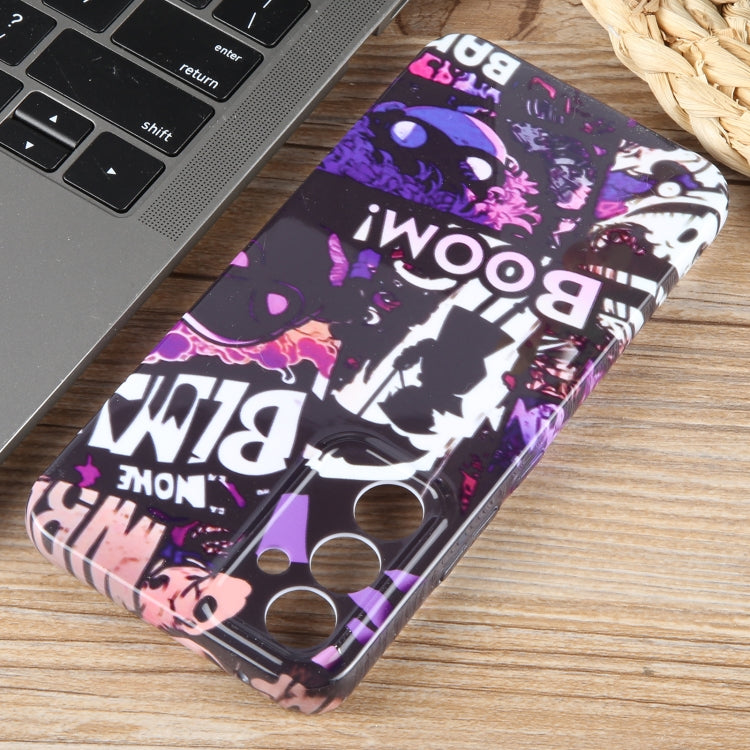 For Samsung Galaxy S23+ 5G Painted Pattern Precise Hole PC Phone Case(Comics Umbrella Boy) - HoMEdemic™ 