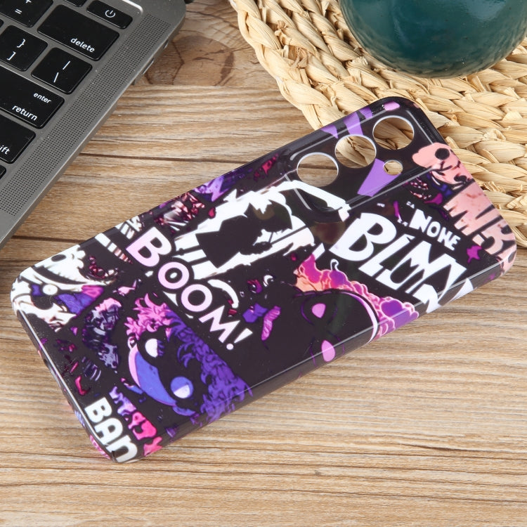 For Samsung Galaxy S23+ 5G Painted Pattern Precise Hole PC Phone Case(Comics Umbrella Boy) - HoMEdemic™ 