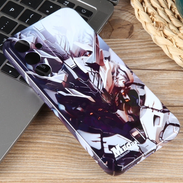 For Samsung Galaxy S23+ 5G Painted Pattern Precise Hole PC Phone Case(Golden Robot) - HoMEdemic™ 