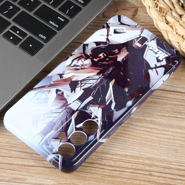 For Samsung Galaxy S23+ 5G Painted Pattern Precise Hole PC Phone Case(Golden Robot) - HoMEdemic™ 