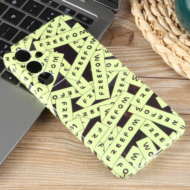 For Samsung Galaxy S23+ 5G Painted Pattern Precise Hole PC Phone Case(Green Label) - HoMEdemic™ 