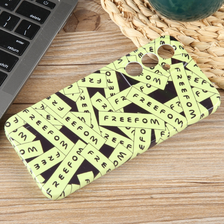 For Samsung Galaxy S23+ 5G Painted Pattern Precise Hole PC Phone Case(Green Label) - HoMEdemic™ 