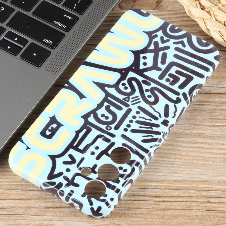 For Samsung Galaxy S23+ 5G Painted Pattern Precise Hole PC Phone Case(Green SCR) - HoMEdemic™ 